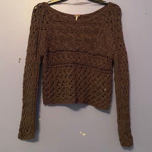 Free people cropped sweater
